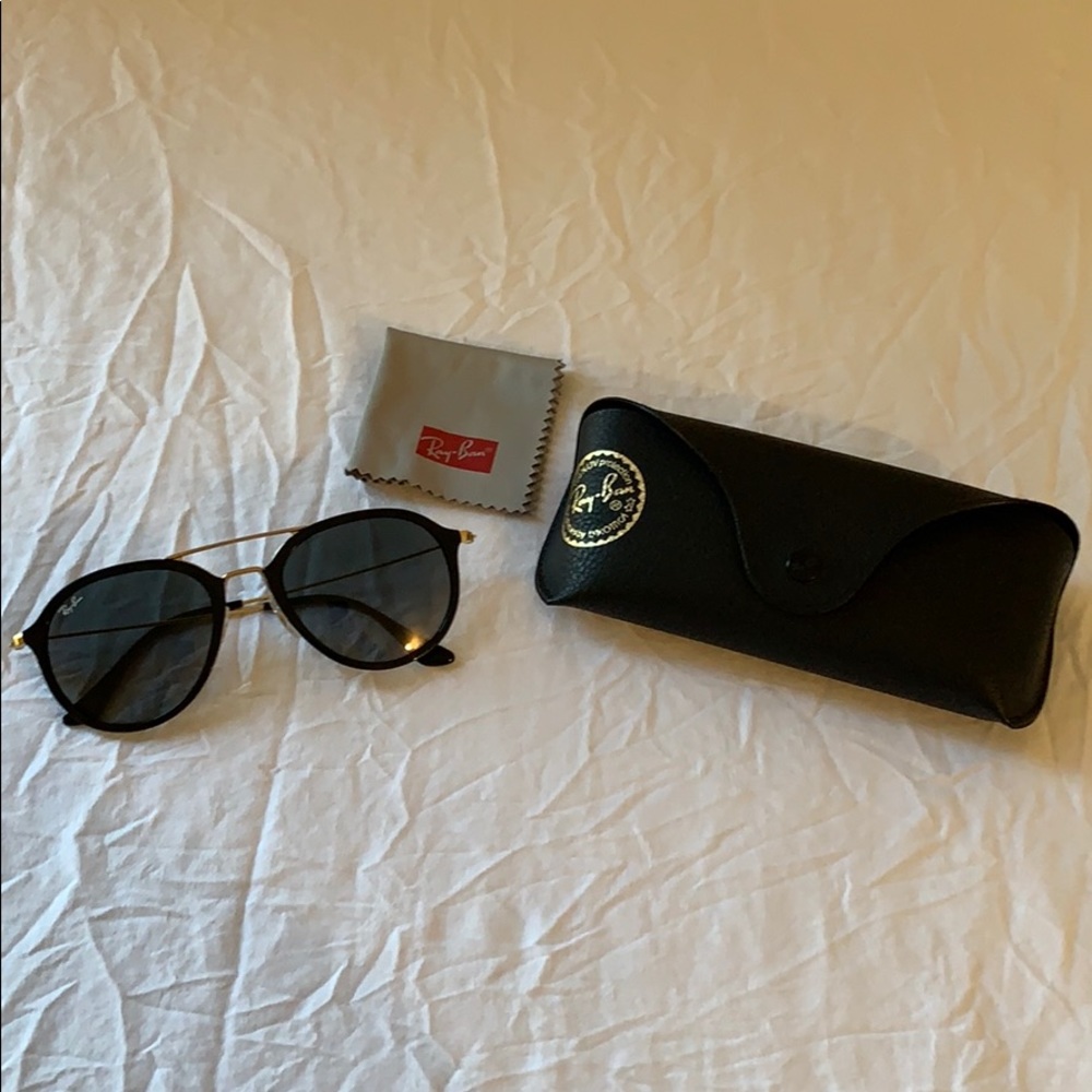 Ray-Ban High Street Black and Gold Sunglasses